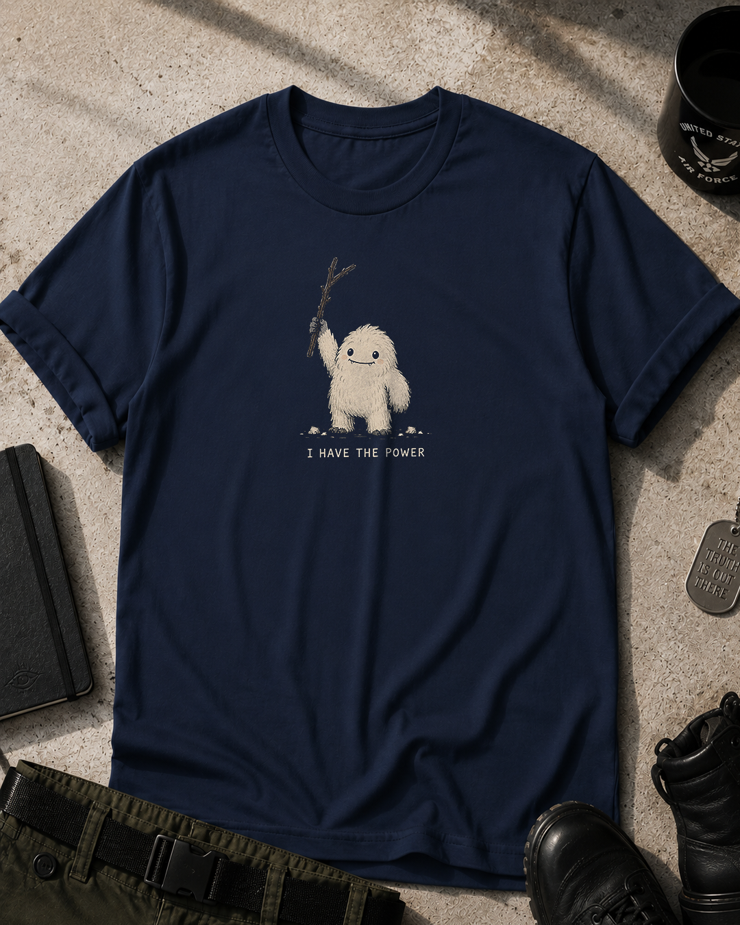 Yeti I Have The Power T-Shirt Printify