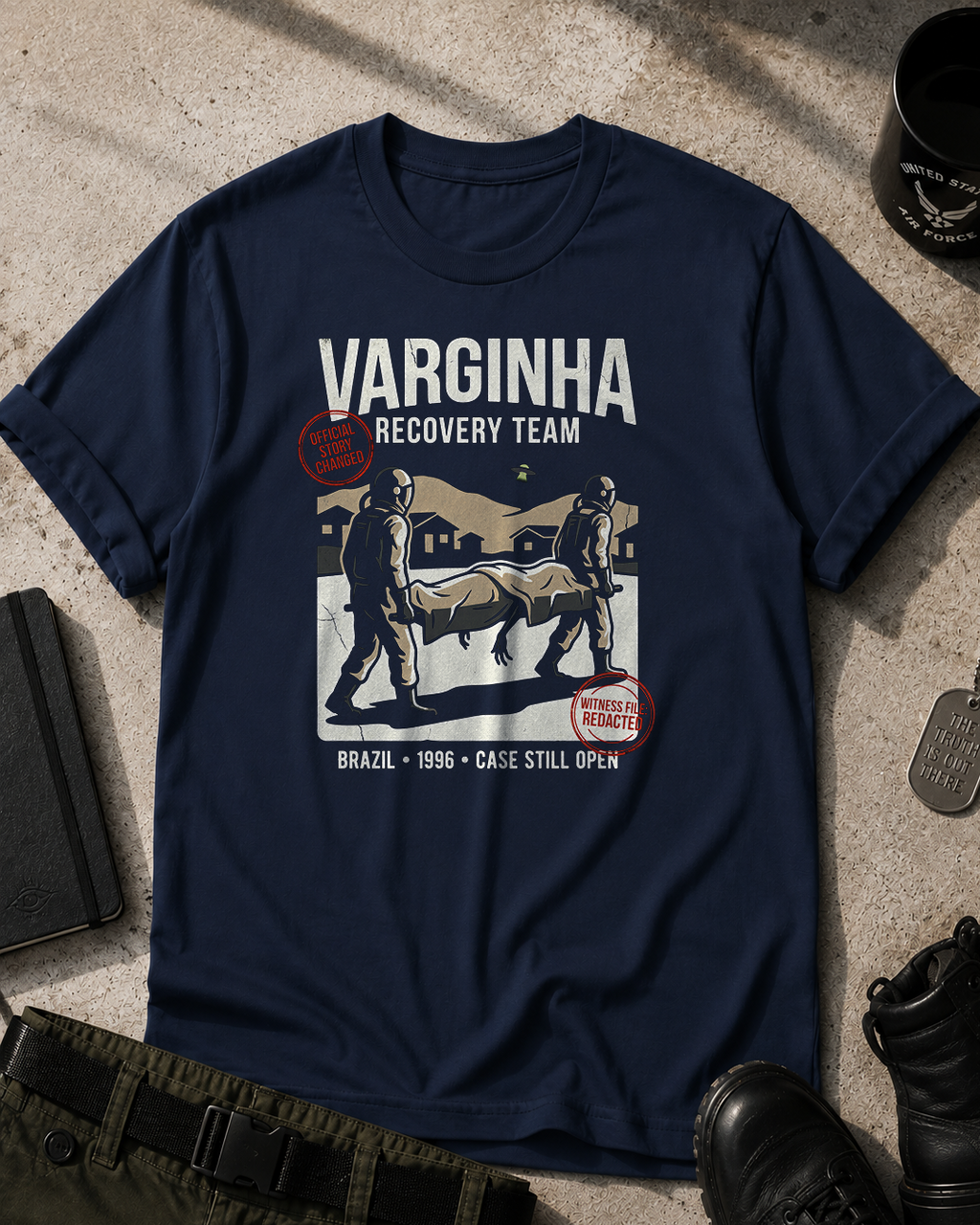 Varginha Alien Recovery Team T-Shirt Printify