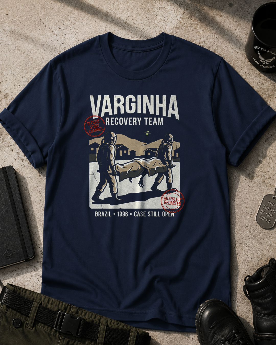 Varginha Alien Recovery Team T-Shirt Printify