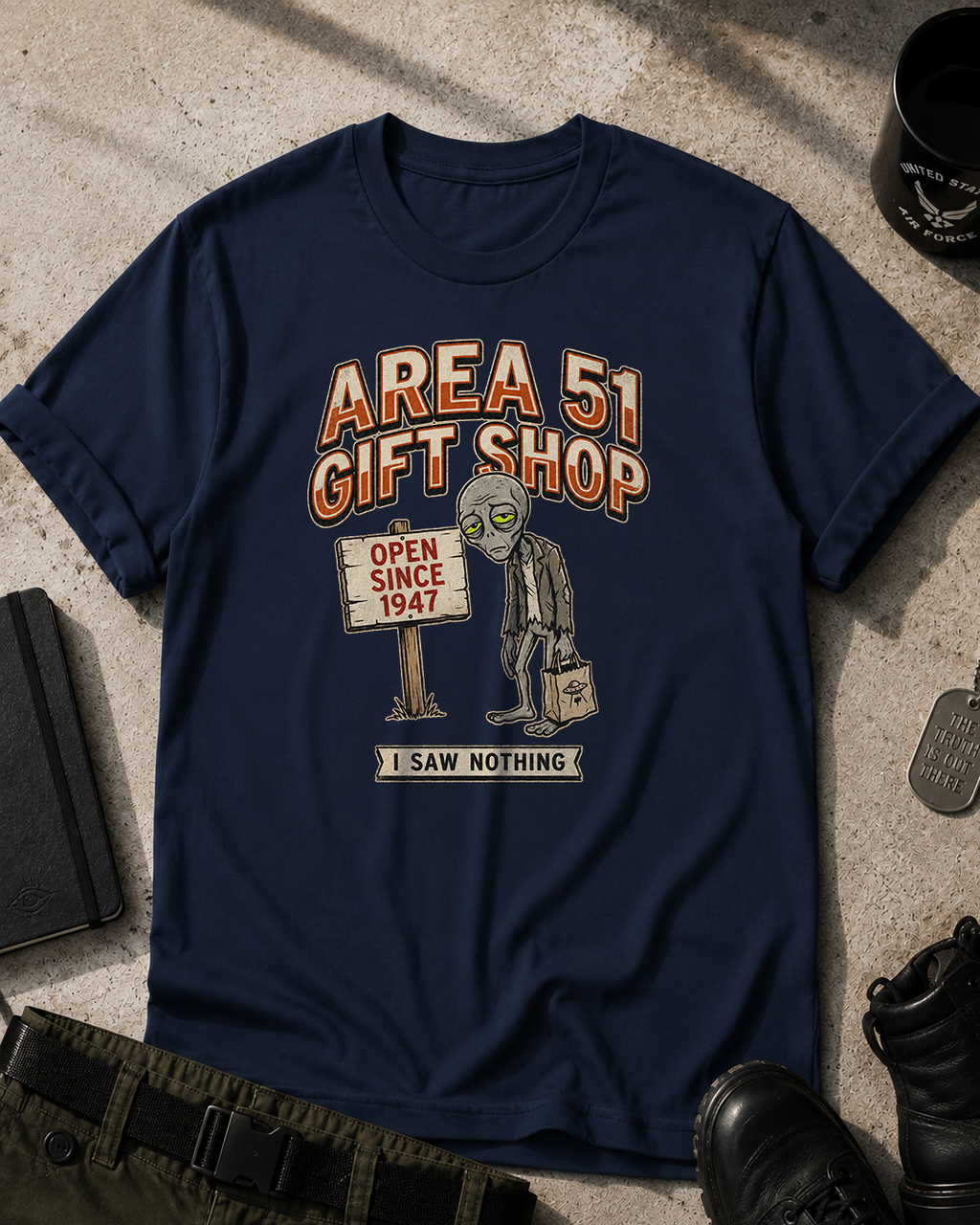 Area 51 Gift Shop T-Shirt Printify