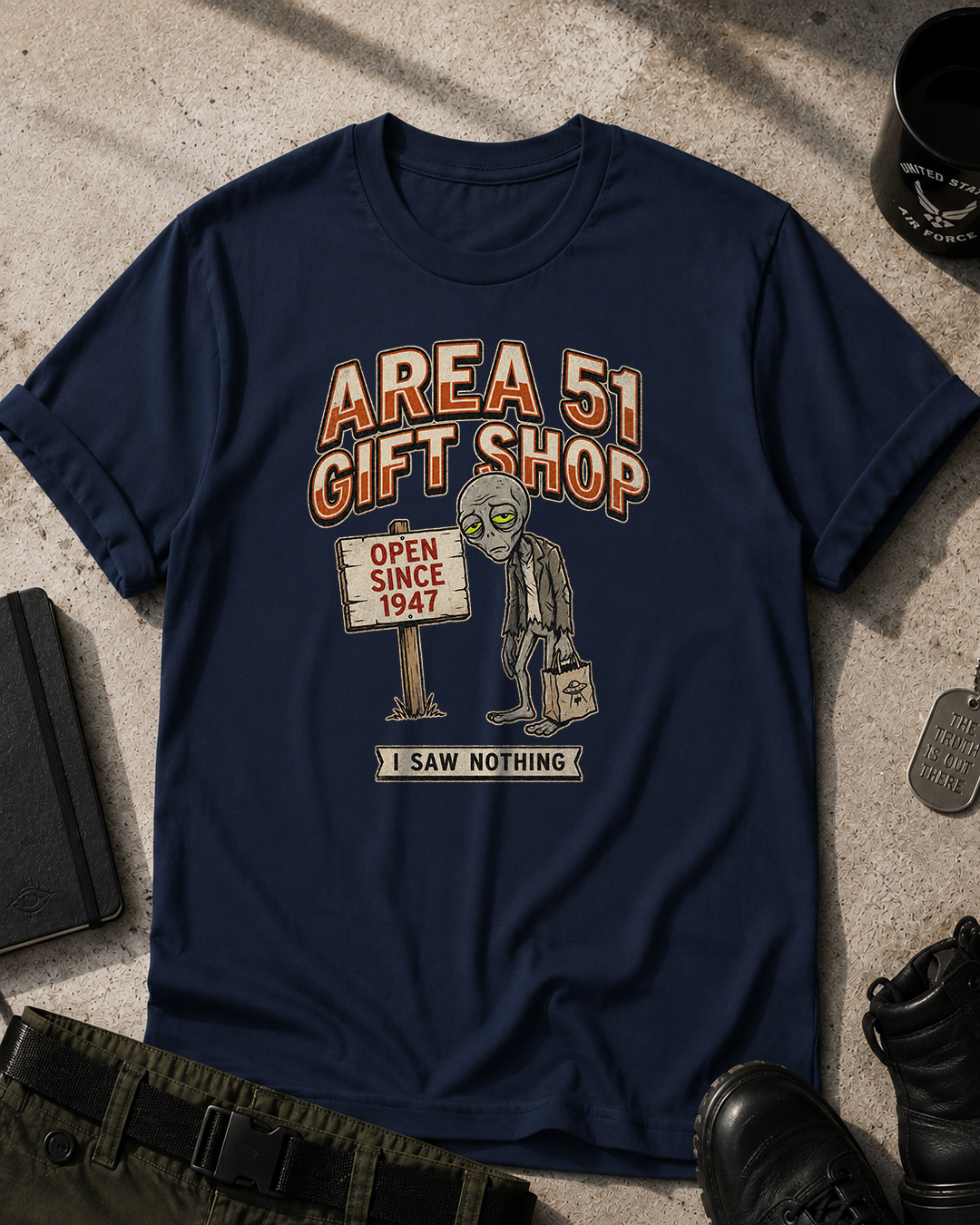 Area 51 Gift Shop T-Shirt Printify