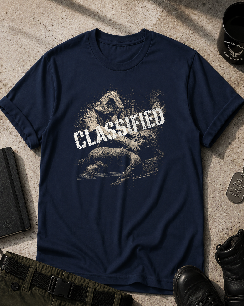 Roswell Alien Classified T-Shirt Printify