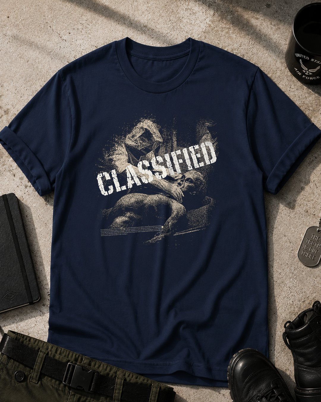 Roswell Alien Classified T-Shirt Printify
