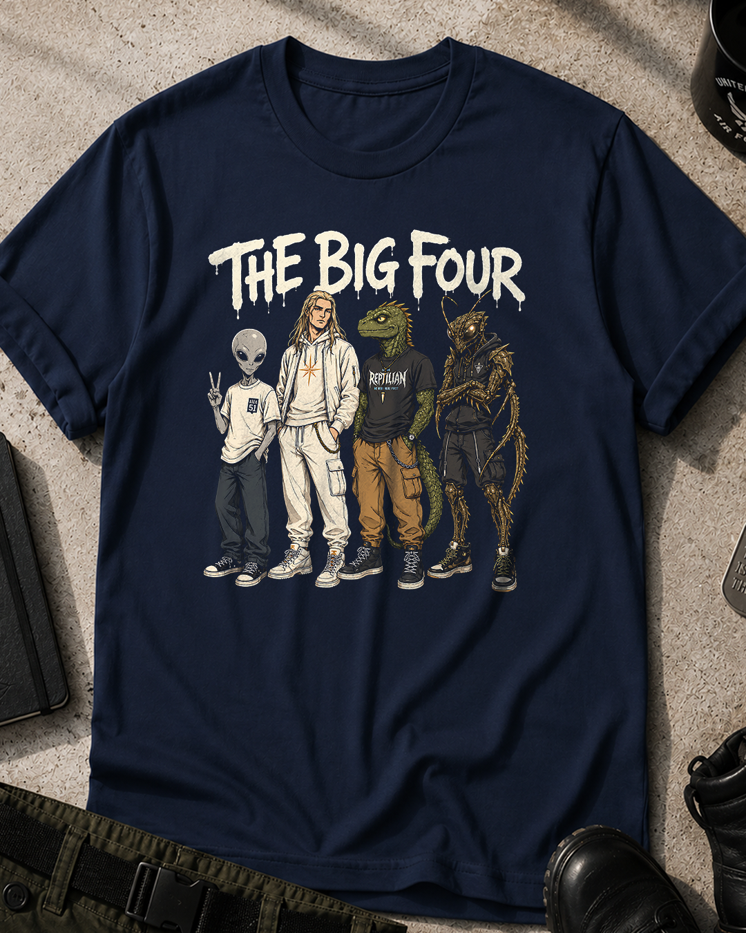 The Big Four Aliens T‑Shirt