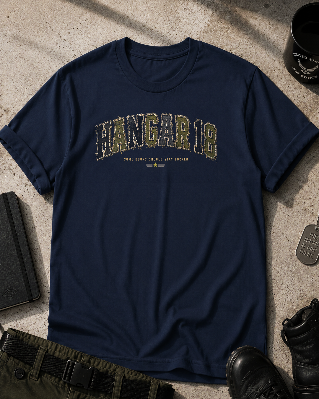 Hangar 18 Faux Stitch Collection T-Shirt