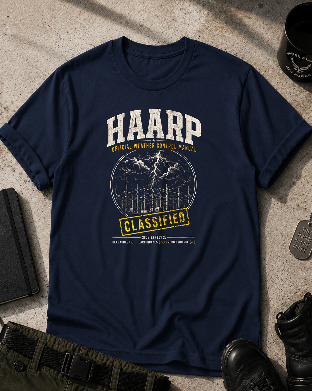 Haarp Weather Control T-Shirt Printify