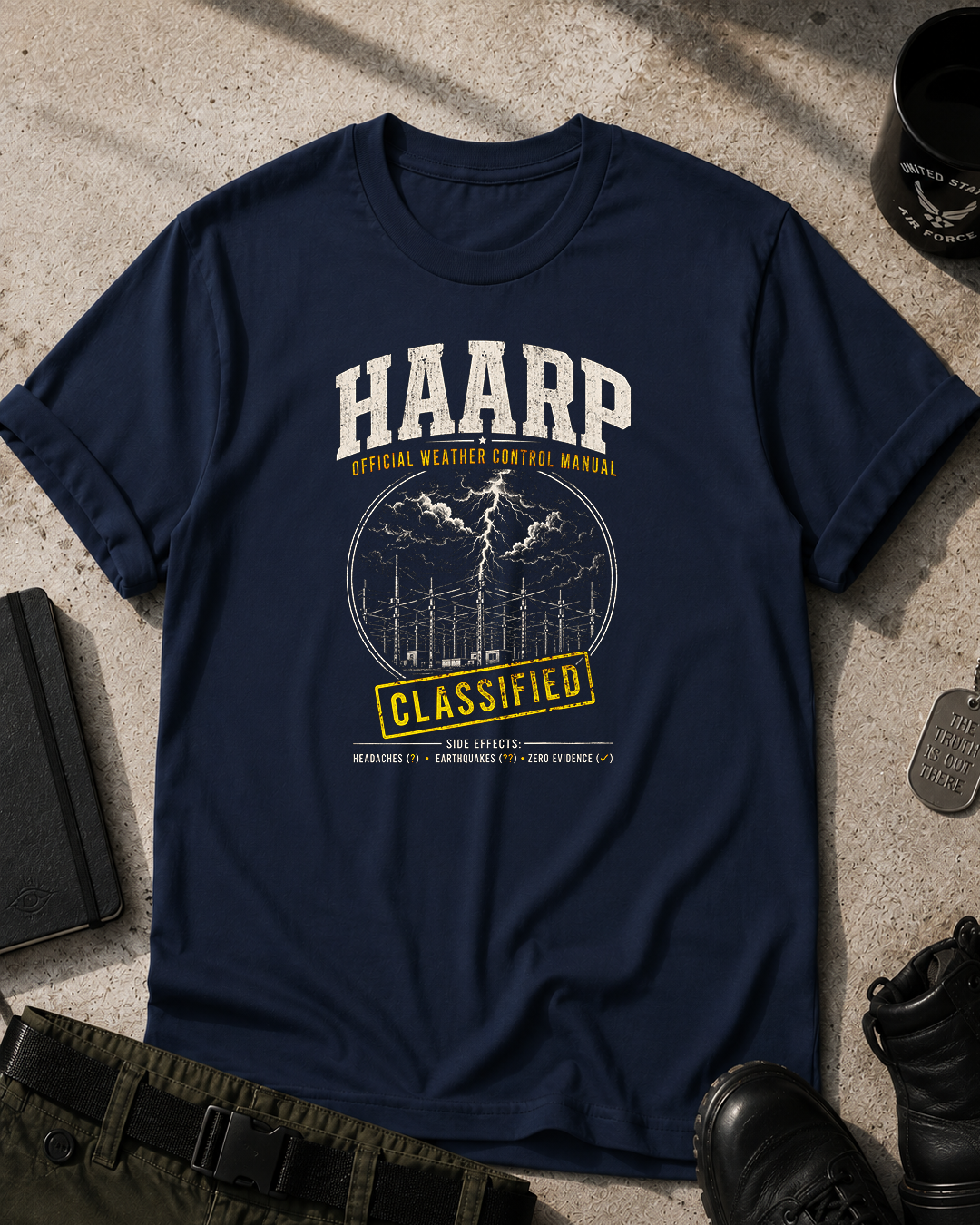 Haarp Weather Control T-Shirt Printify