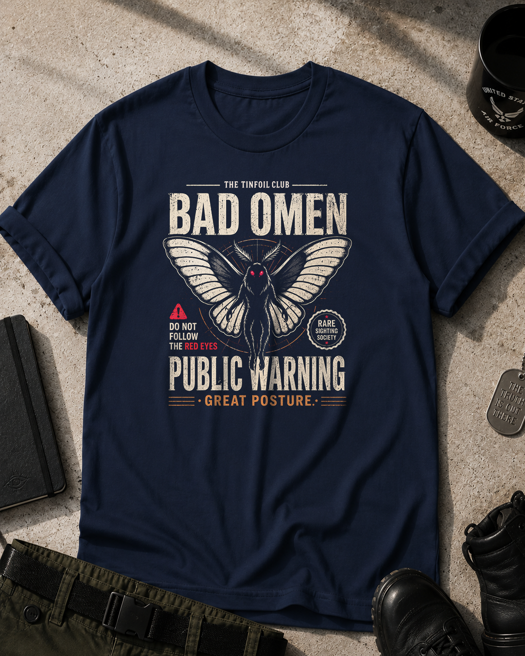Mothman Bad Omen T-Shirt