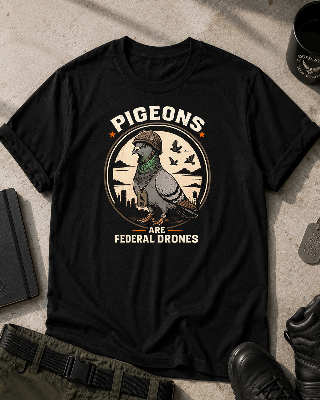 Pigeons Are Federal Drones T-Shirt