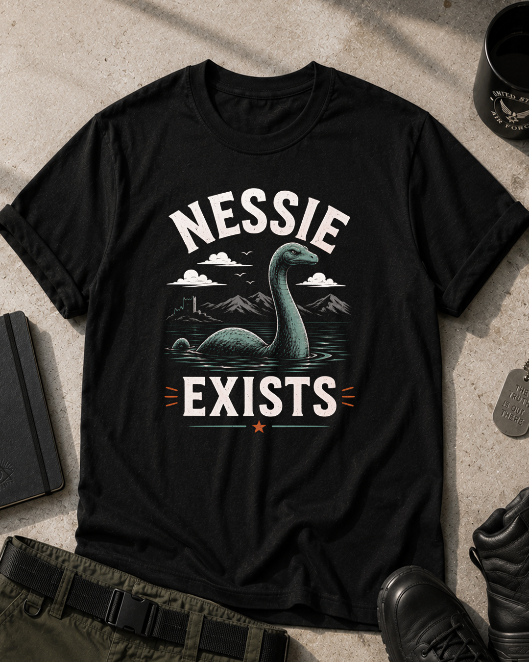 Nessie Exists T-Shirt