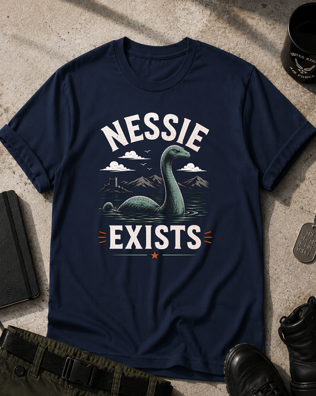 Nessie Exists T-Shirt