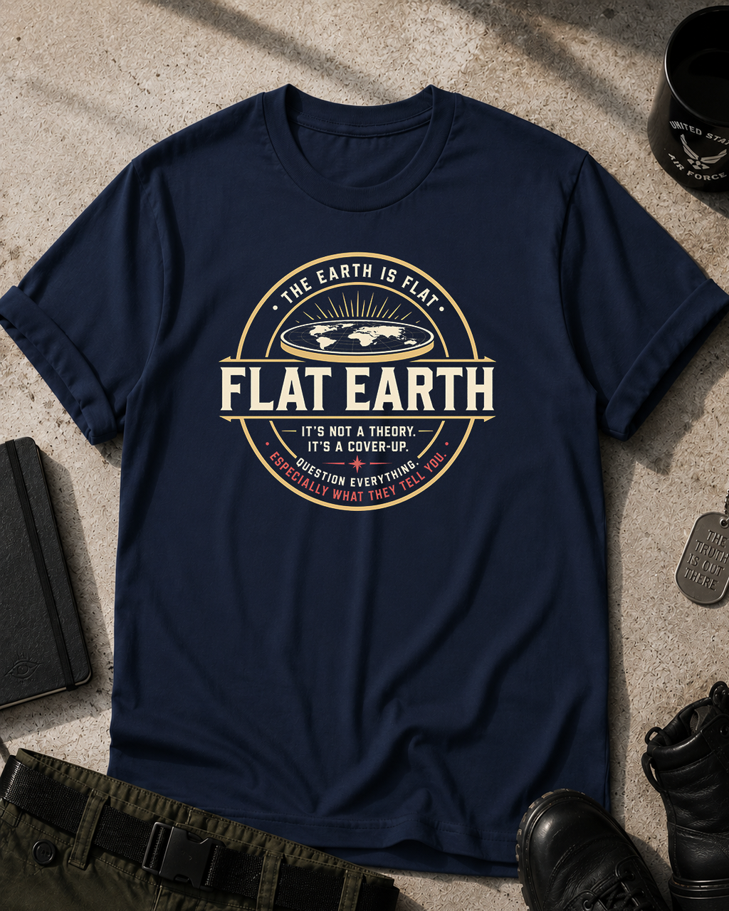 Flat Earth T-Shirt