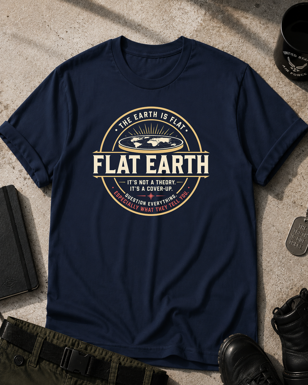 Flat Earth T-Shirt