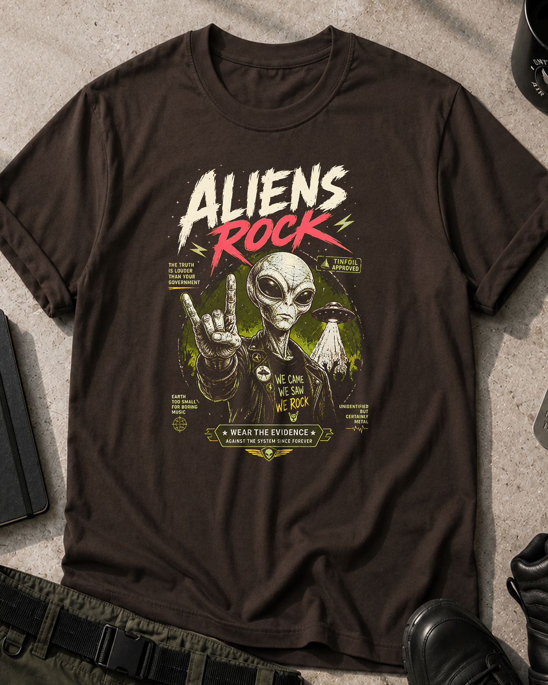 Aliens Rock T-Shirt