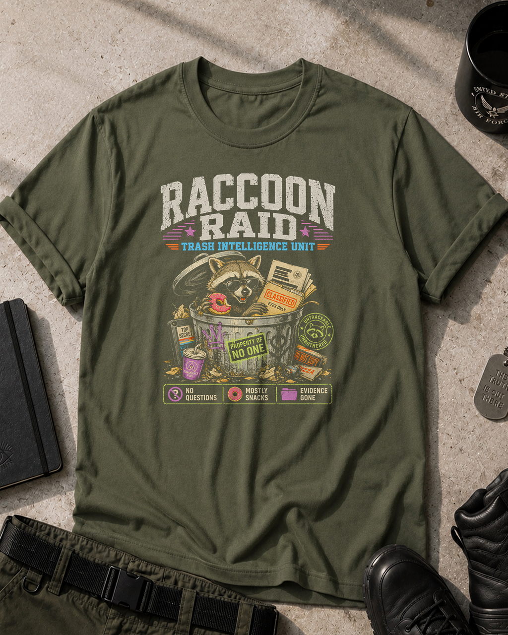 Raccoon Raid T-Shirt