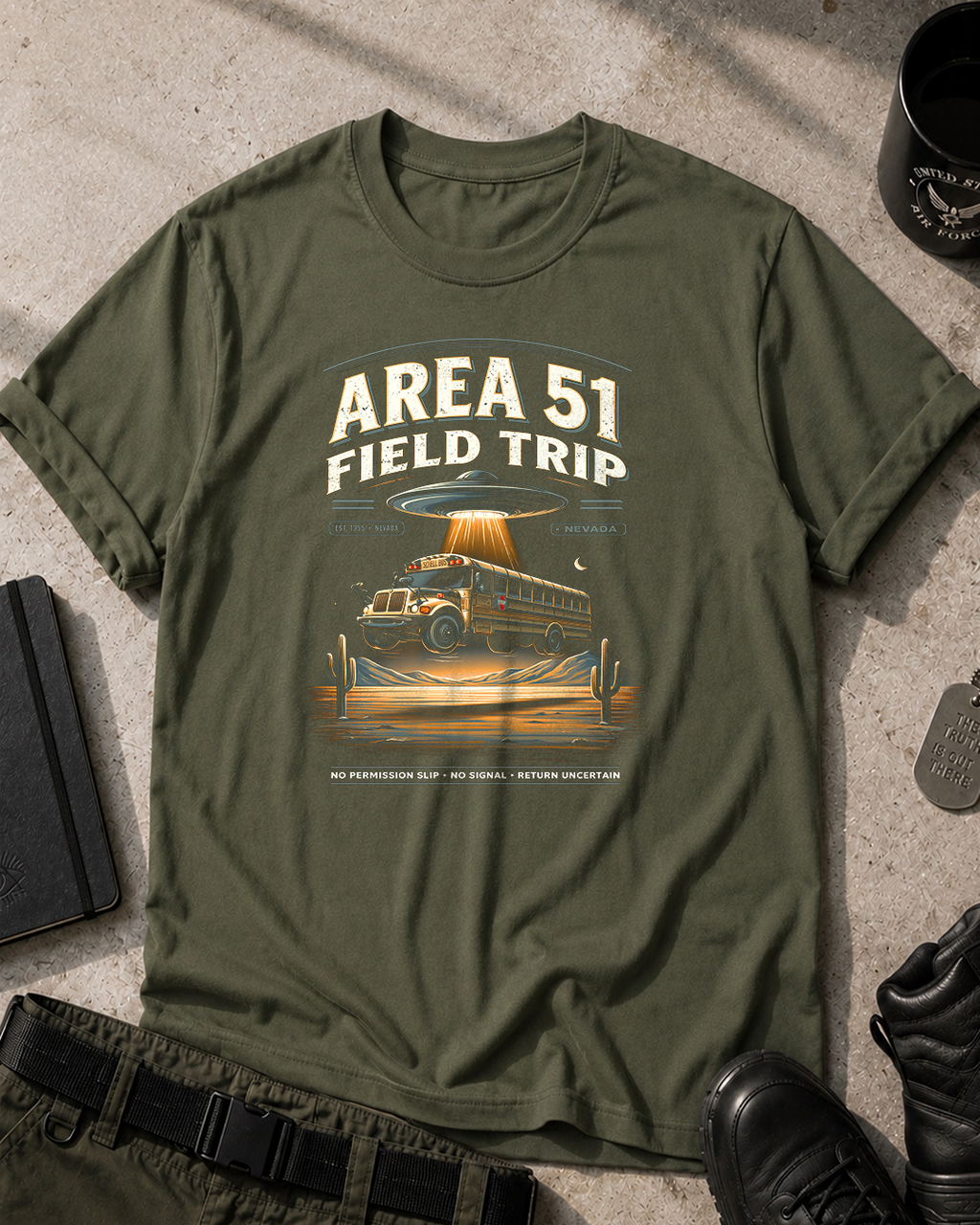 Area 51 Field Trip T-Shirt Printify