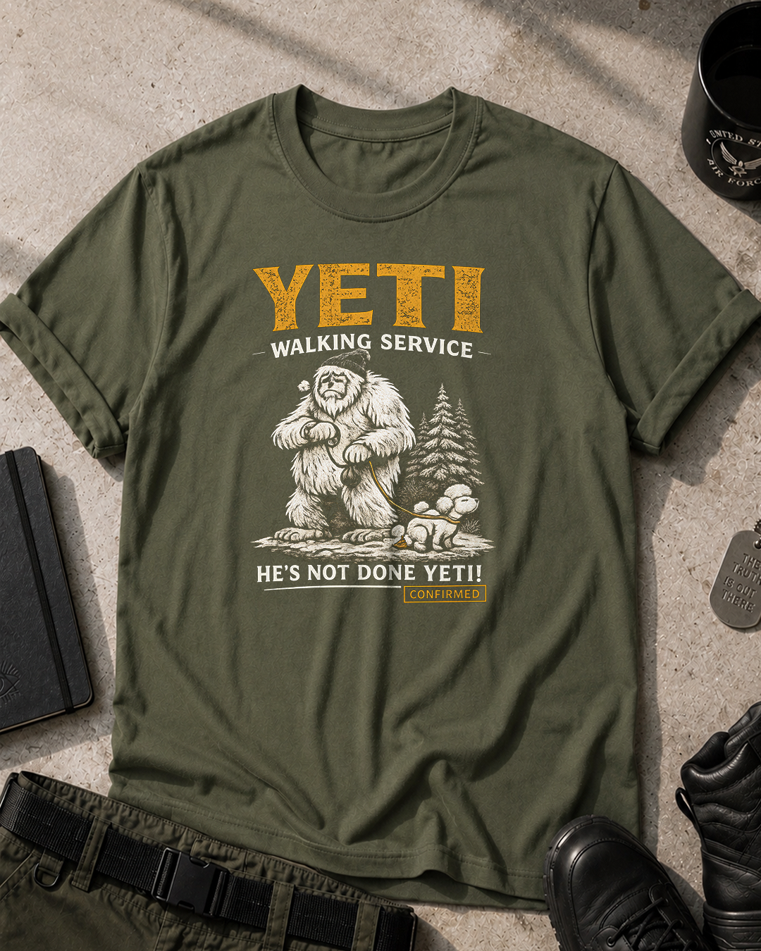 Yeti Walking Service T-Shirt