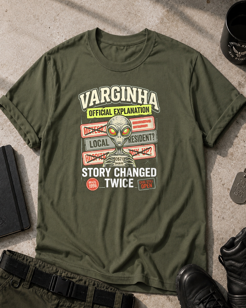 Varginha Case Story Changed T-Shirt Printify
