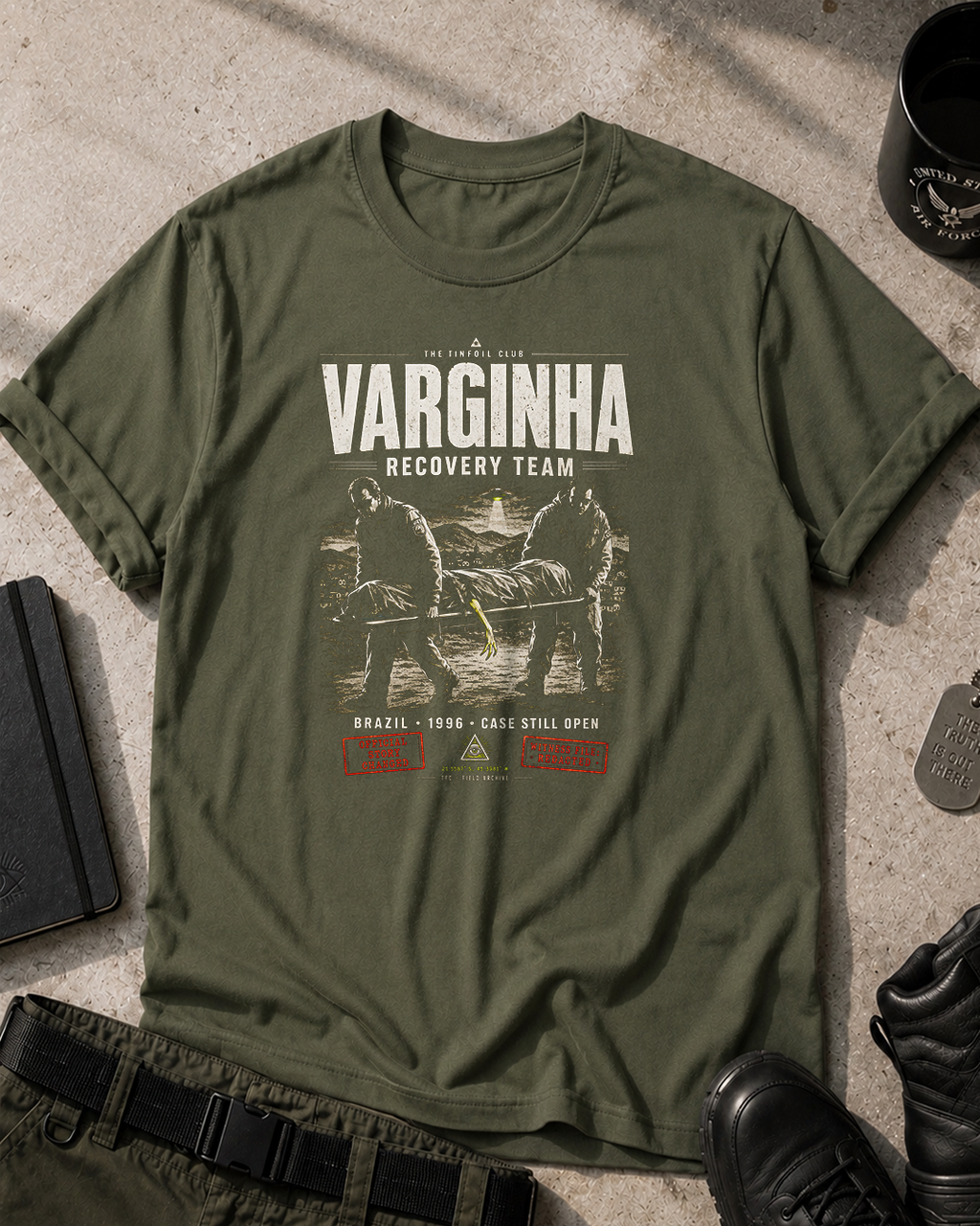 Varginha Alien Recovery Team V2 T-Shirt Printify