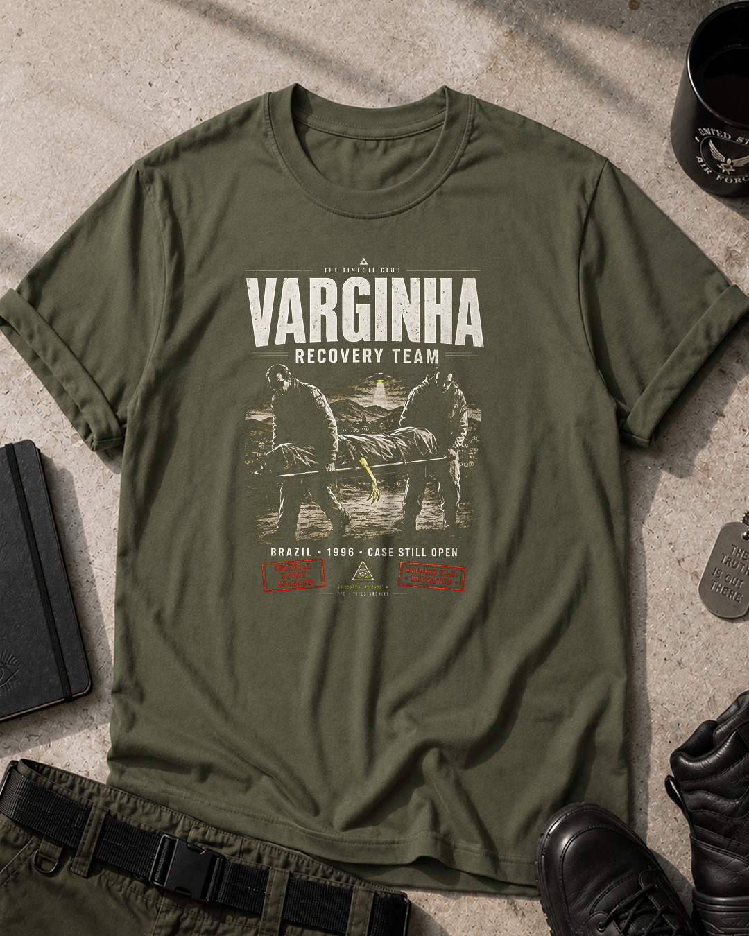 Varginha Alien Recovery Team V2 T-Shirt Printify