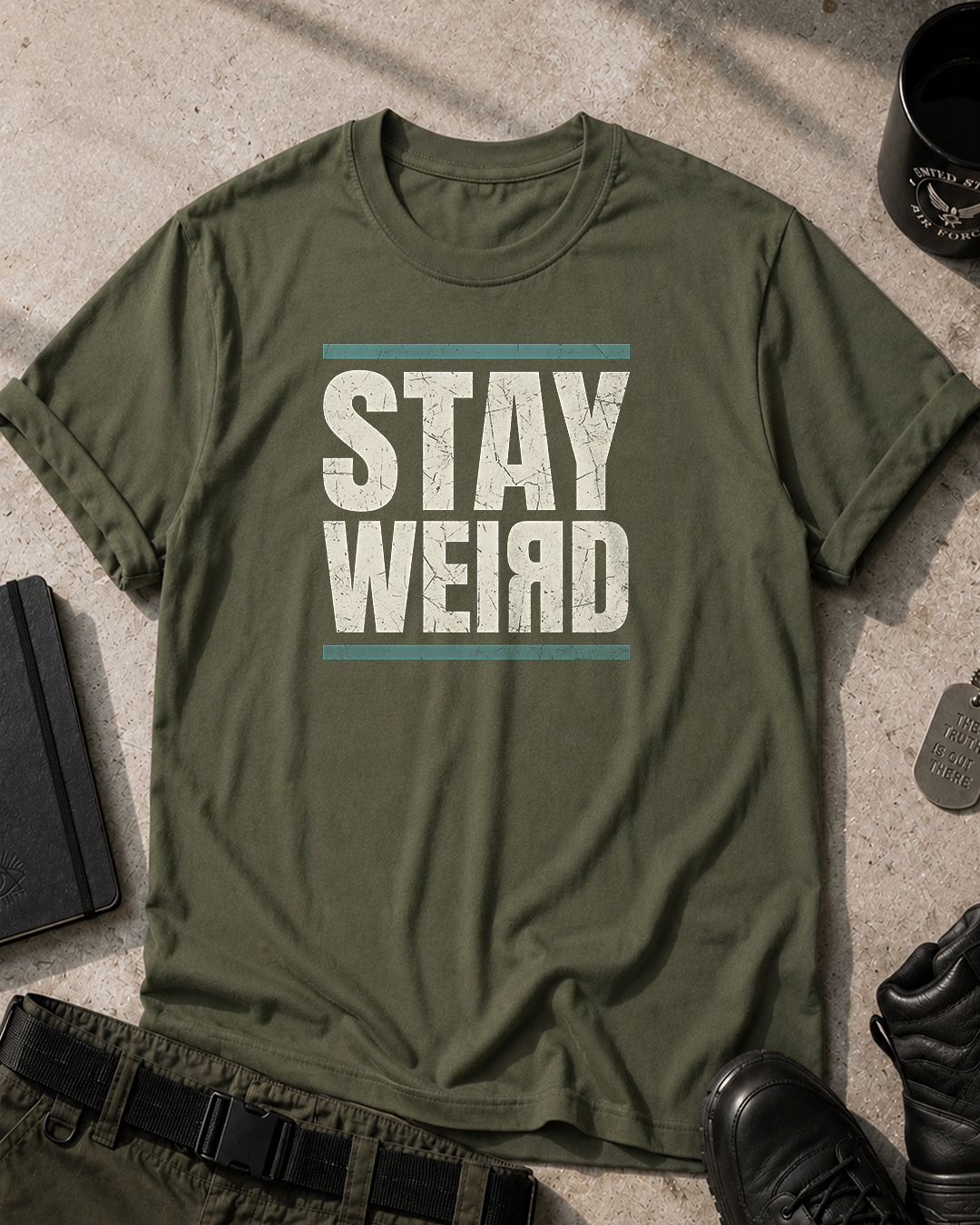 Stay Weird T-Shirt Printify