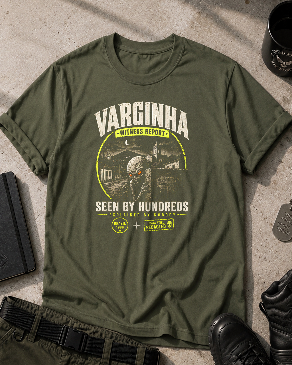 Varginha WItness Report T-Shirt Printify