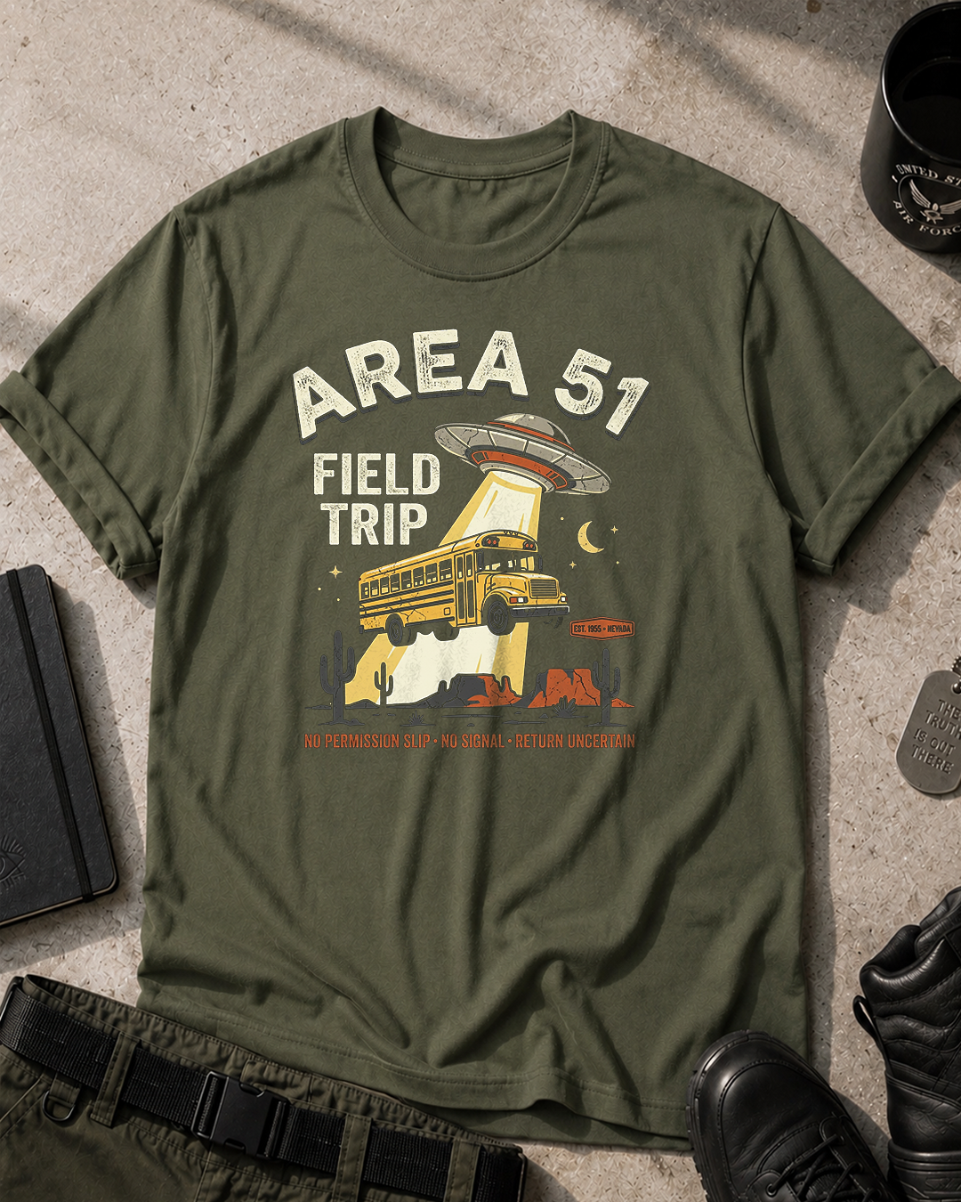 Area 51 Field Trip V2 T-Shirt Printify
