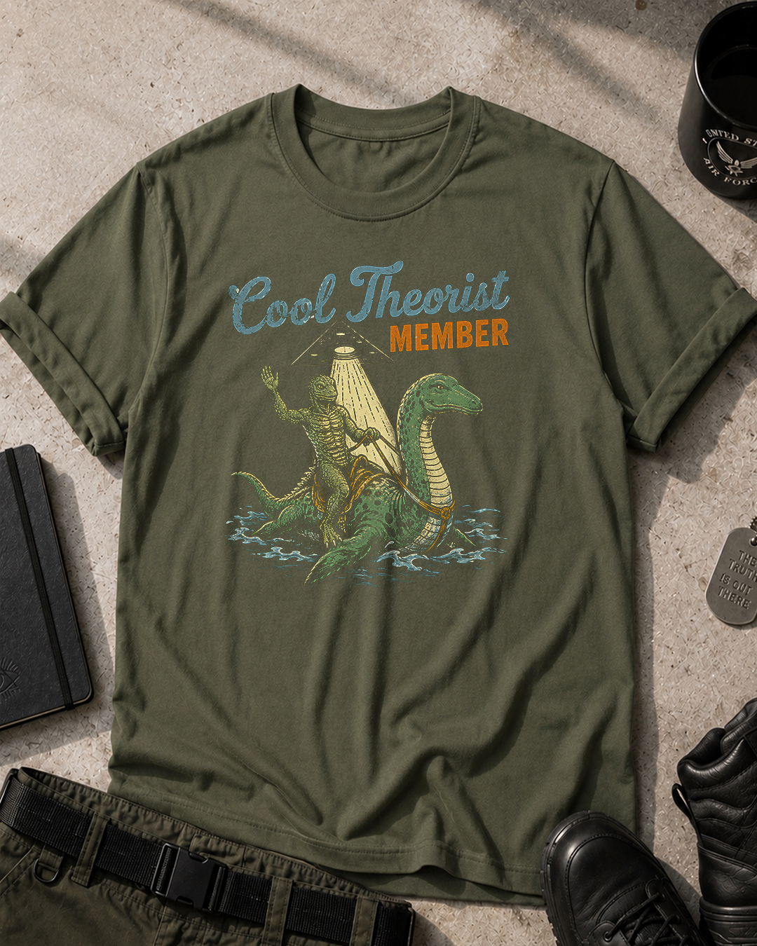 Cool Theorist Member Cryptid T-Shirt Printify