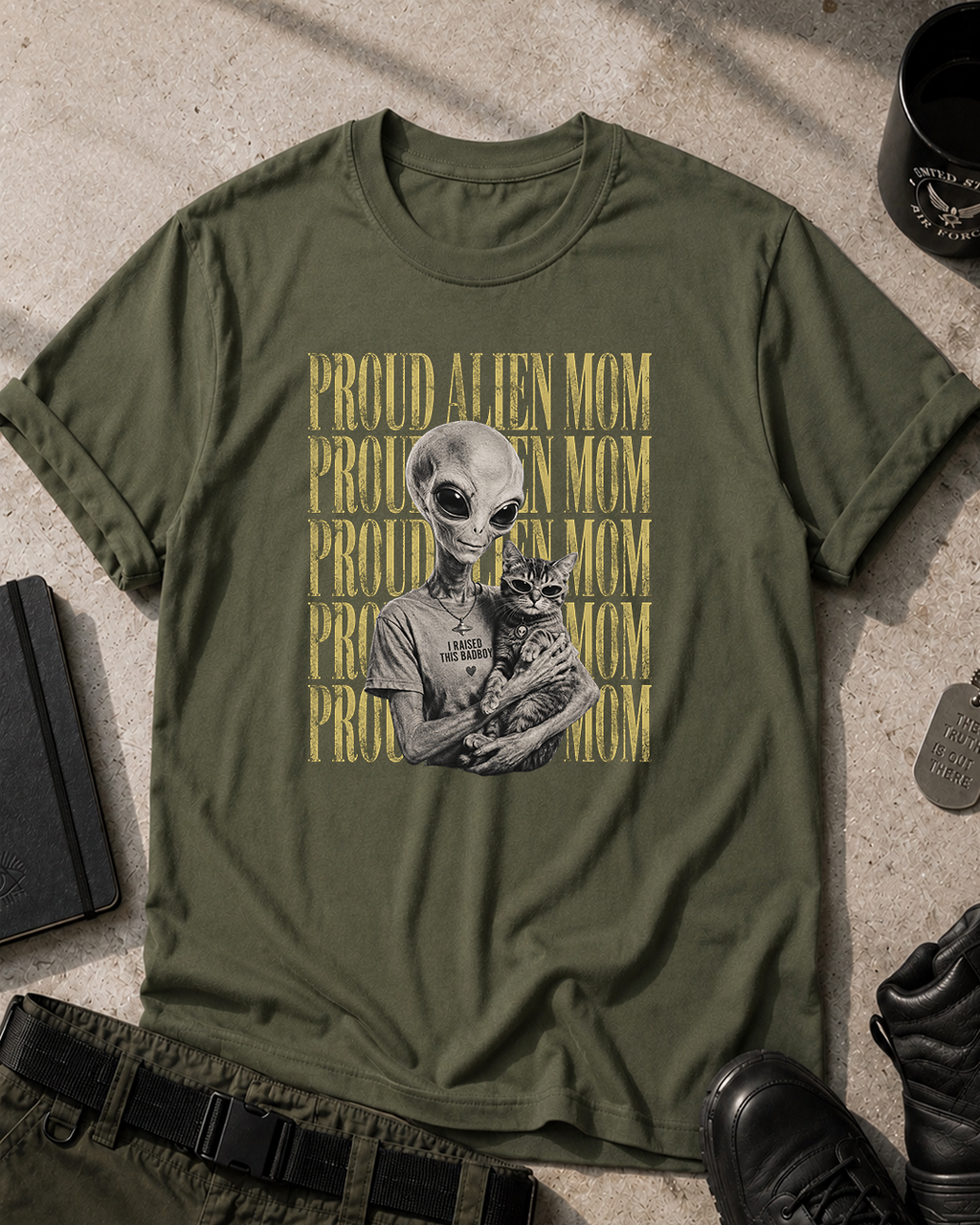 Proud Alien Mom T-Shirt