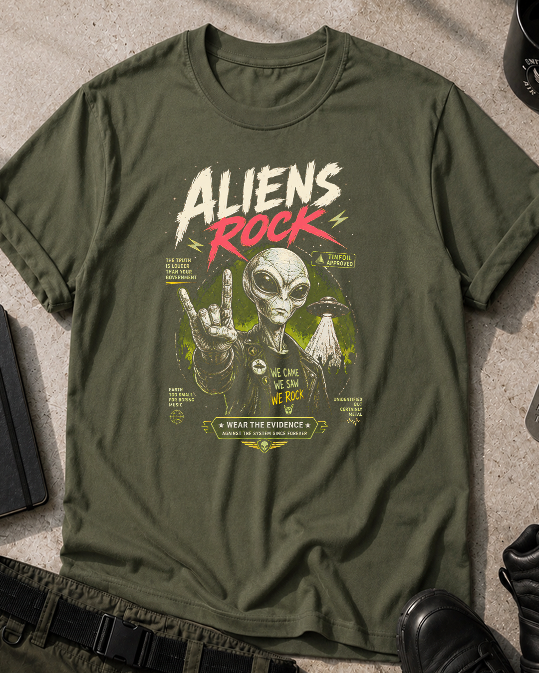 Aliens Rock T-Shirt