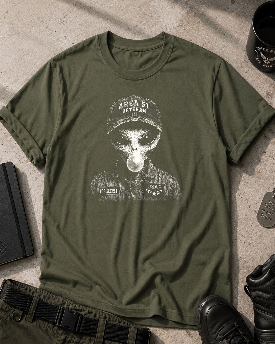 Alien Top Secret Bubblegum T-Shirt