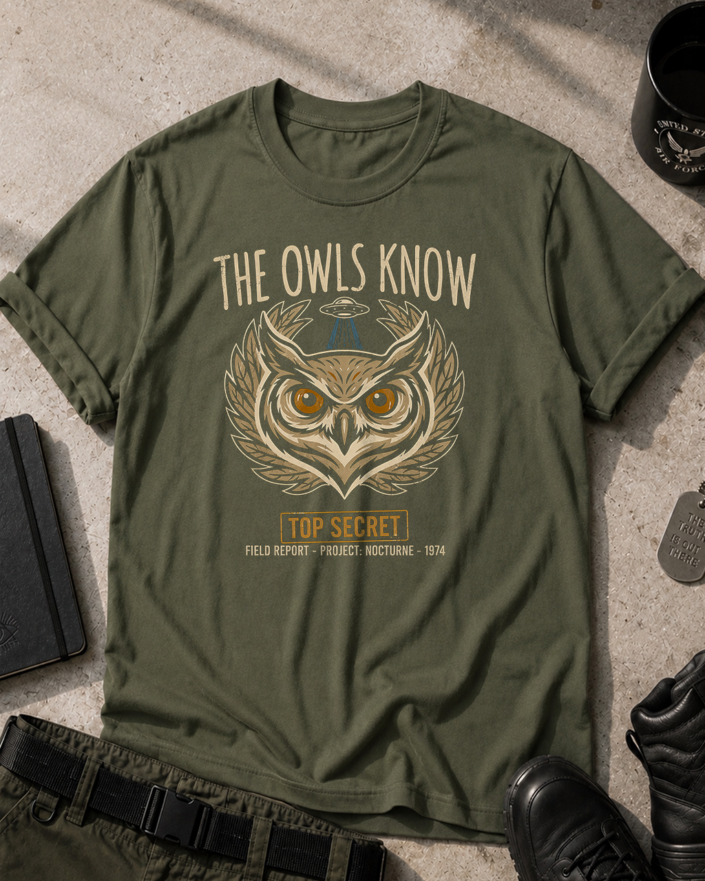 The Owls Know T-Shirt Printify