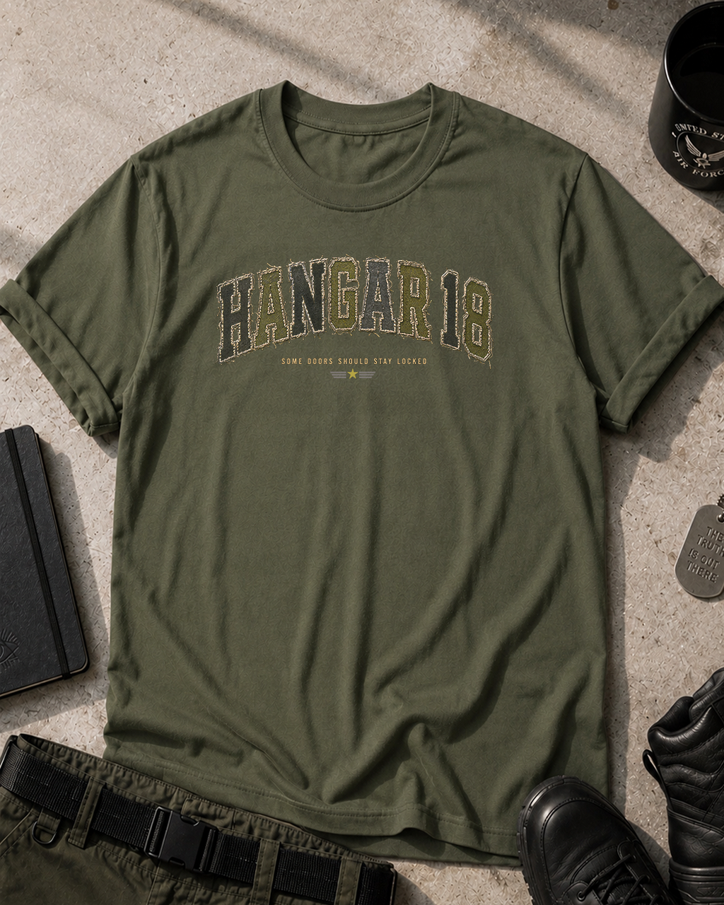 Hangar 18 Faux Stitch Collection T-Shirt