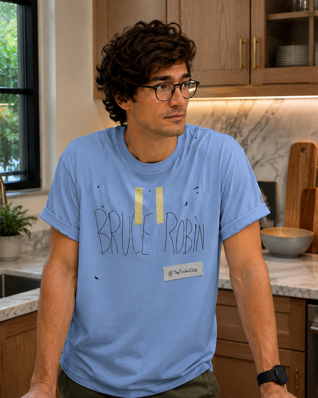 J Franco Alien T-Shirt Blue LTD. Printify
